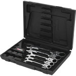 GEARplus flexible locking combination ratcheting spanner set, KS Tools