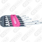 ratchetcombination wrench set 8-19mm 5-pcs DUOGEAR, KS Tools