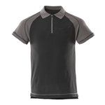 Polo krekls Bianco, melns/pelēks, XL, Mascot