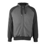 Wiesbaden HOODIE, grey/black L, Mascot