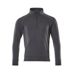 Sweatshirt with half zip Nantes, dark navy 4XL, Mascot