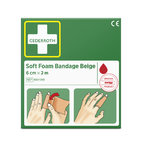  Soft Foam Bandage, beige, 6cm x 2 m, Cederroth