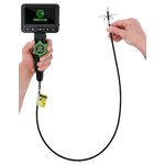 COMPETITION HD videoskopu komplekts, Ø6,0 mm, ar 180° un 0° HD priekšējo kameru zondi, elastīgs PVC pārklājums, KS Tools