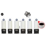 1/2" speciālais alumīnija disku triecienuzgaļu komplekts 6pcs, KS Tools