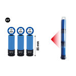 1/2" alumiiniumvelgede löökpadrun, tugev, pikk 17mm3pcs, KS Tools