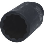 Dvylikakampė smūginė galvutė ilga 1/2" 30 mm, KS Tools