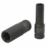 Impact socket E-Torx, deep, 1/2", E10, KS Tools