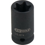 1/4" Torx-E löökpadrun, lühike E12, KS Tools