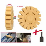 Stripe removing pad with lamellae, KS Tools