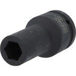 Hexagon impact socket, deep, 3/4" 17mm, KS Tools
