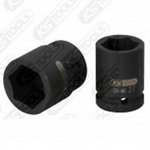 1" kuuskant-löökpadrun, lühike 41mm, KS Tools