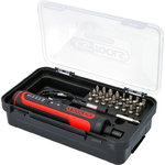 eMONSTER 1/4´´ USB re-chargable screwdriver set, straight ha, KS Tools
