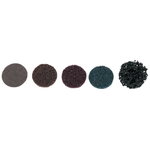 Grinding pads, Ų26,7mm, Strip Rad black, pack of 10, KS Tools