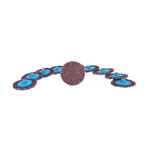 Grinding pads, Ų50mm, grit 150, pack of 10, KS Tools
