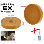 Gumijas disks uzlīmju noņemšanai 88mm 1pcs, KS Tools