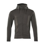 Hoodie with zipper Gimont, dark anthracite XL, Mascot