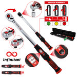 3/4" INFINITOOL torque wrench with reversible ratchet head 3/4" 150-750 Nm, KS Tools