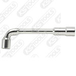 Raktas lenktas 22 mm, dvipusis, su skyle, KS Tools