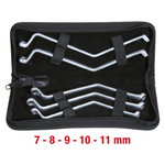 Bremžu uzgriežņu atslēgu komplekts, 7-11 mm, 5 gab., KS Tools