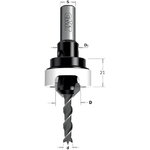 DRILL BIT WITH 45° COUNTERSINK SET HW Z2  S=10  D=5/16 RH, CMT