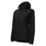 Softshell jacket 521 with hoodie women, black XS, OTHER