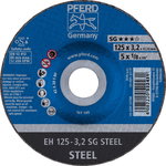 Cut-off wheel SG Steel EH 125x3,2/22,23mm, Pferd