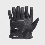 Gloves, PU palm, Spandex back, Thinsulate lined, Black Star 11, GlovesPro