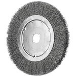 Wheel brush RBU Steel 250x20x22mm 0,25mm, Pferd