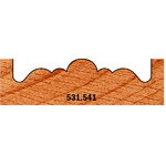 ROSETTE CUTTER  HW  S=9,5   D=54    RH     (1), CMT