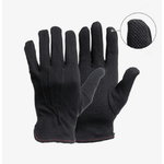 Tekstila darba cimdi, kokvilnas, melni, 7, Gloves Pro