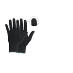 Tekstila darba cimdi, melni, 8, Gloves Pro