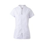 Shirt for women w zipper, white XS, VELILLA