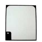 Front glass, upper, tempered, CVA