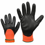 work gloves foam nitrile coated nylon, thermo lining 10
