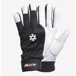 Sintētiskie ādas darba cimdi, kazādas, neilona virspuse, Mec 10, Gloves Pro