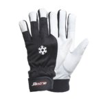 Sintētiskie ādas darba cimdi, kazādas, neilona virspuse, Mec 8, Gloves Pro