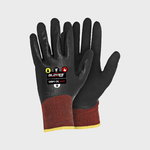 Pirštinės, GRIPS OIL MAX, nitrilas,  jutiklinė ekrano lietim 11, GlovesPro