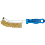 Hand brush HBG MES, 1 row, 10 with plastic handle 265 mm 0,3mm, Pferd