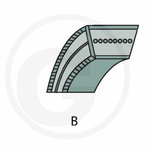 V-belt 754-0370, Granit