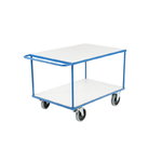 Platform trolley with 2 shelves 1000x700mm, 500kg, Intra