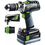 Cordless drill DRC 18/4 Li 5,2 Set, Festool