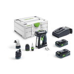Akutrell-kruvikeeraja C 18 HPC 4,0 I-Set,18V / 4.0 Ah x 2, Festool