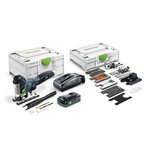 Cordless jigsaw CARVEX PSC 420 EBI Set, 18V / 4,0 Ah, Festool