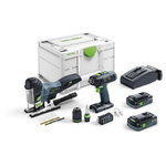 Akutrell T18+3 + Akutikksaag PSC 420 Li 5,2-Set, Festool