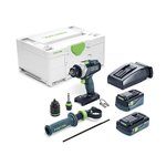 Akumulatora urbjmašīna/skrūvgriezis TDC 18/4 5.0/4.0 I-Plus, Festool