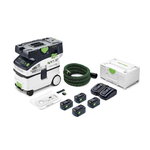 Cordless mobile dust extractor CLEANTEC CTMC MIDI I-Plus, Festool