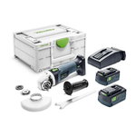 Angle grinder AGC 18-125 BL Li 5,0 Ah EBI-Plus, Festool