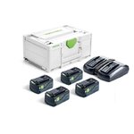 Akumulatoru un lādētāju komplekts 18V 4x5,0/TCL 6 DUO, Festool