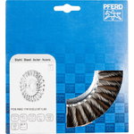 Wheel brush RBG Steel 178x13/22,23mm 0,50mm, Pferd