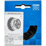 Cup brush TBG Steel 65x20xM14 0,5mm, Pferd